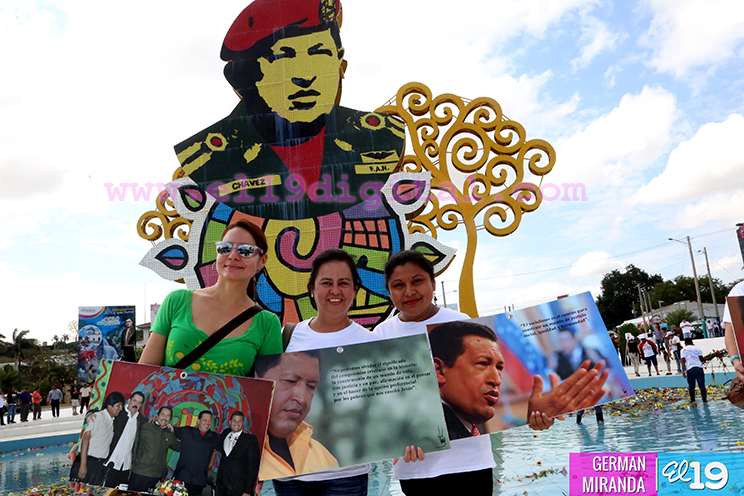 Nicaragua conmemora aniversario del tr&aacute;nsito a la inmortalidad del Comandante Hugo Ch&aacute;vez